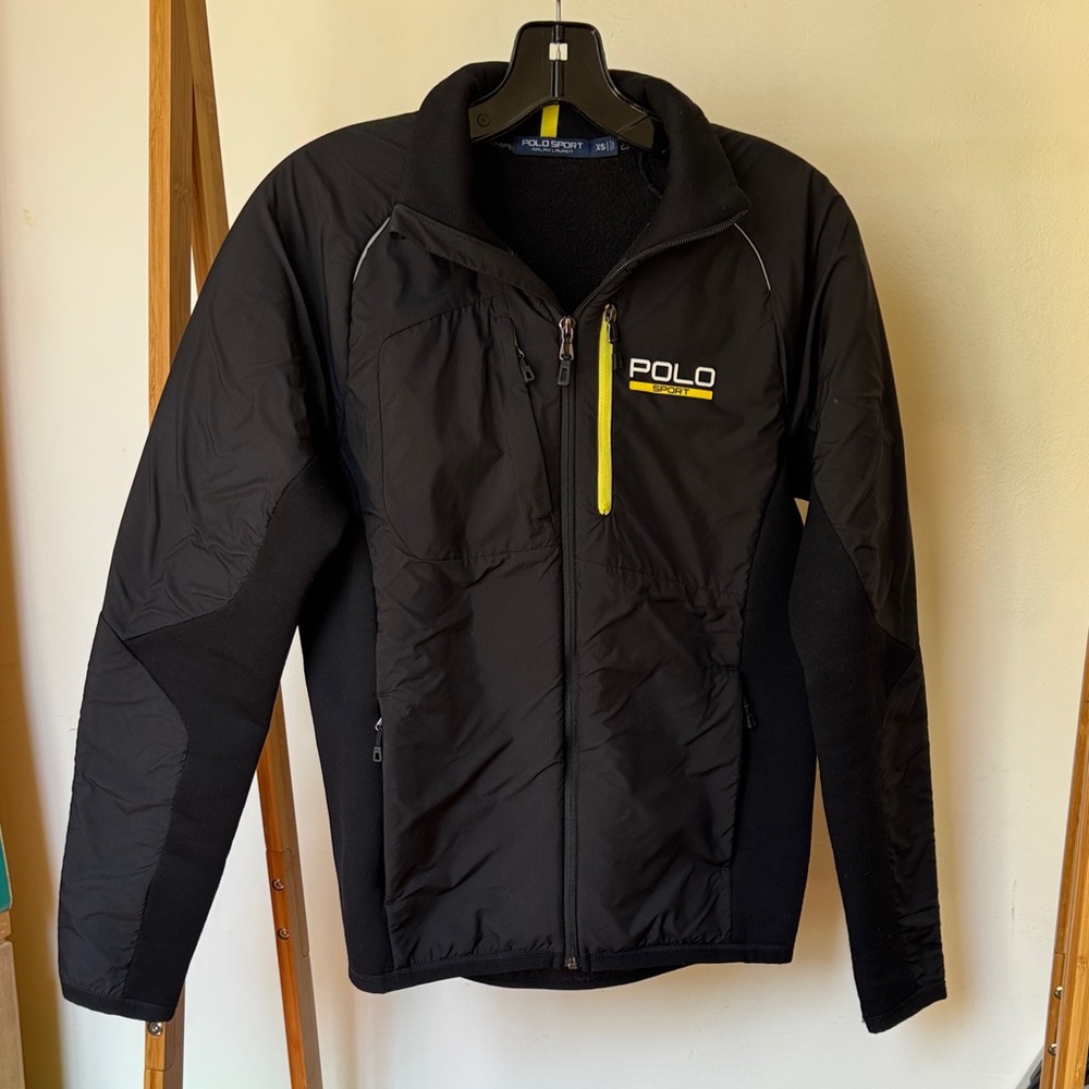 Polo by Ralph Lauren Black Performance Jacket sz XS